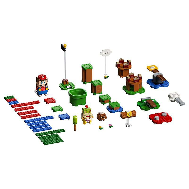 レゴスーパーマリオぼうけんのはじまりスターターセット231ピースLEGOSuperMarioAdventureswithMarioStarterCourse71360BuildingKit,InteractiveSetFeaturingMario,BowserJr.andGoombaFigures,New2020(231Pieces)