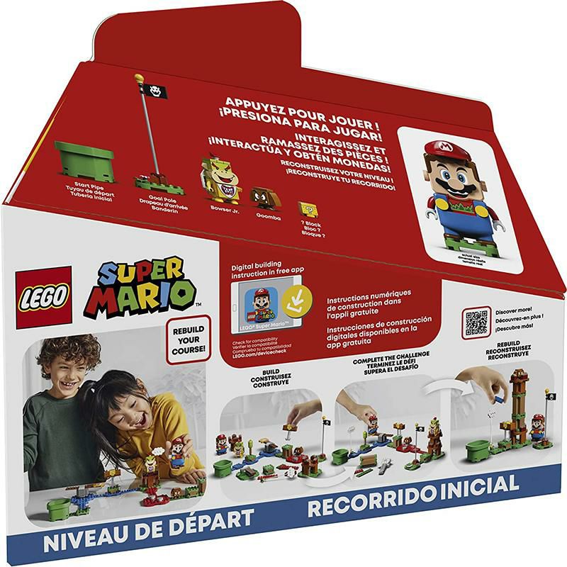 レゴスーパーマリオぼうけんのはじまりスターターセット231ピースLEGOSuperMarioAdventureswithMarioStarterCourse71360BuildingKit,InteractiveSetFeaturingMario,BowserJr.andGoombaFigures,New2020(231Pieces)