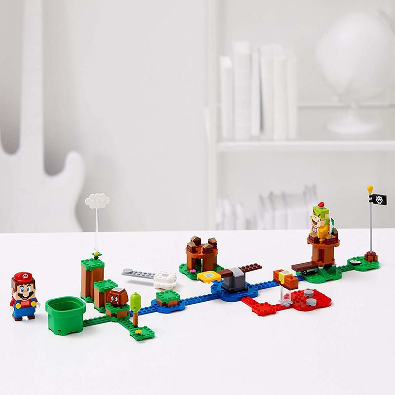 レゴスーパーマリオぼうけんのはじまりスターターセット231ピースLEGOSuperMarioAdventureswithMarioStarterCourse71360BuildingKit,InteractiveSetFeaturingMario,BowserJr.andGoombaFigures,New2020(231Pieces)