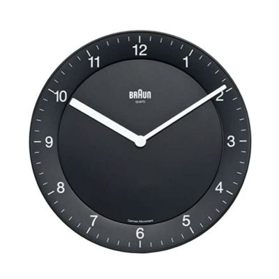 ブラウン ウォールクロック 壁掛け時計 直径20cm Braun Wall Clock