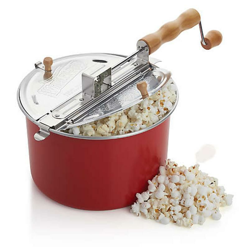 直火 ポップコーンメーカー レッド 限定モデル Crate and Barrel  