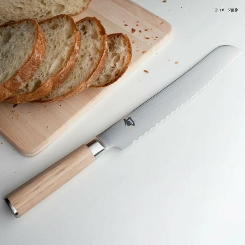 旬パン切り包丁23cmナイフステンレスダマスカスクラシックブロンド日本製ShunClassicBlondeBread9"ModelDM0705W