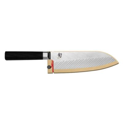 旬三徳包丁18cmナイフステンレスデュアルコア木製鞘日本製ShunDualCoreSantoku7"ModelVG0021