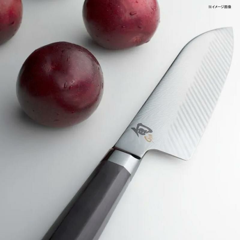 旬三徳包丁18cmナイフステンレスデュアルコア木製鞘日本製ShunDualCoreSantoku7"ModelVG0021