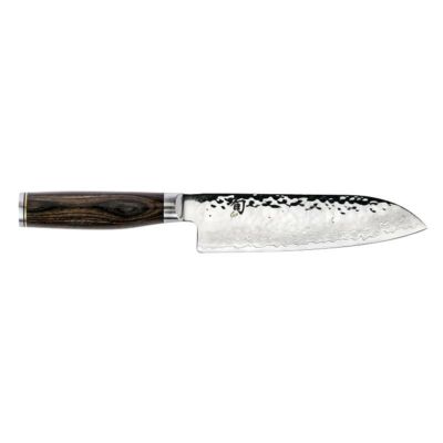 旬 三徳包丁 18cm ナイフ ダマスカス 槌目 プレミア 日本製 Shun Premier Santoku 7