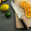 旬切付20cm刺身包丁ナイフダマスカス槌目プレミア日本製ShunPremierKiritsuke8