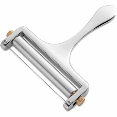 チーズスライサー 幅9cmまで 厚さ調節可能 交換ワイヤー付 ステンレス Bellemain Adjustable Thickness Cheese Slicer - Replacement Stainless Steel Cutting Wire Included