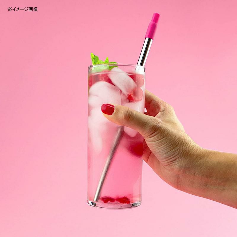 携帯用ステンレスストロー3色セット伸縮最大23cmシリコンマウスピースケース付ゾクZokuReusablePocketStraw,Setof3,TelescopicStainlessSteelDrinkingStrawwithSiliconeMouthpiece,IncludesCompactHygienicCarryingCaseandCleaningBrush