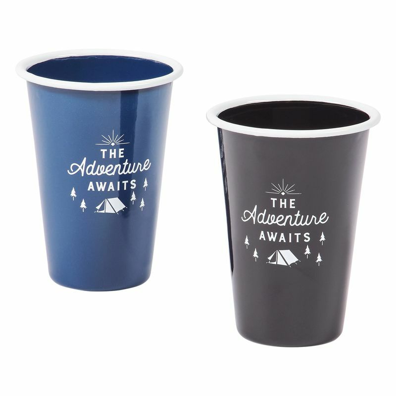 キャンピングコーヒータンブラー3個セットエナメルホーローアウトドアキャンプGentlemen'sHardwareEnamelCoffeeTumblers/Mugs,Setof3,SeparateColors