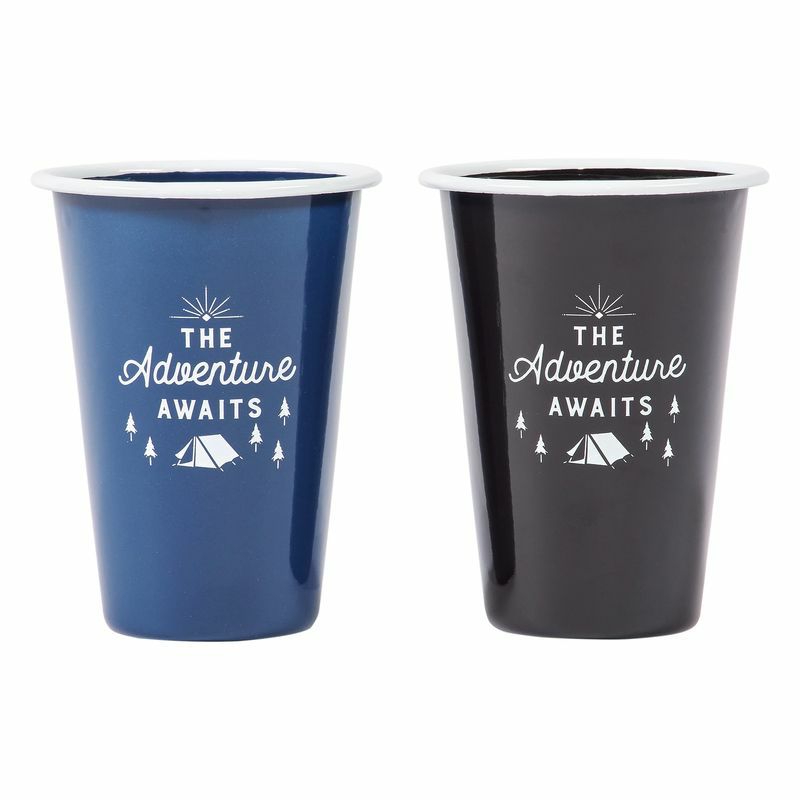 キャンピングコーヒータンブラー3個セットエナメルホーローアウトドアキャンプGentlemen'sHardwareEnamelCoffeeTumblers/Mugs,Setof3,SeparateColors