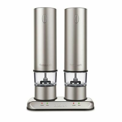 【送料無料】クイジナート電動充電式塩コショウ入れSP-2CuisinartSP-2Stainless-SteelRechargeableSaltandPepperMills