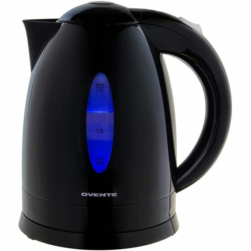 電気ケトル1.7LLEDライトBPAフリーOventeElectricHotWaterKettle1.7LiterwithLEDLight,1100WattBPA-FreePortableTeaMakerFastHeatingElementwithAutoShut-OffandBoilDryProtectionKP72家電