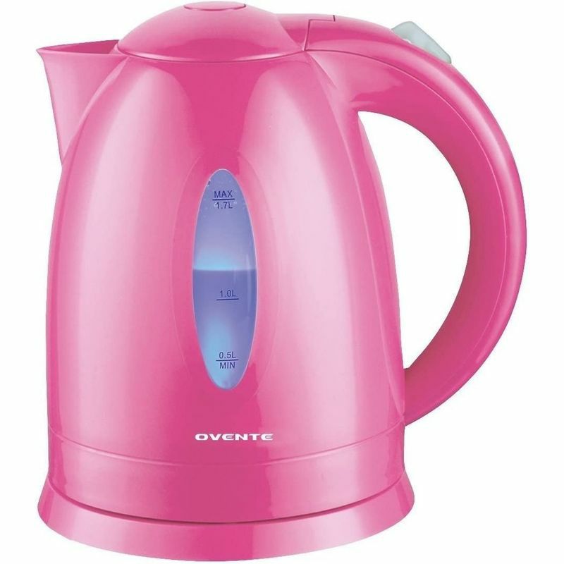 電気ケトル1.7LLEDライトBPAフリーOventeElectricHotWaterKettle1.7LiterwithLEDLight,1100WattBPA-FreePortableTeaMakerFastHeatingElementwithAutoShut-OffandBoilDryProtectionKP72家電