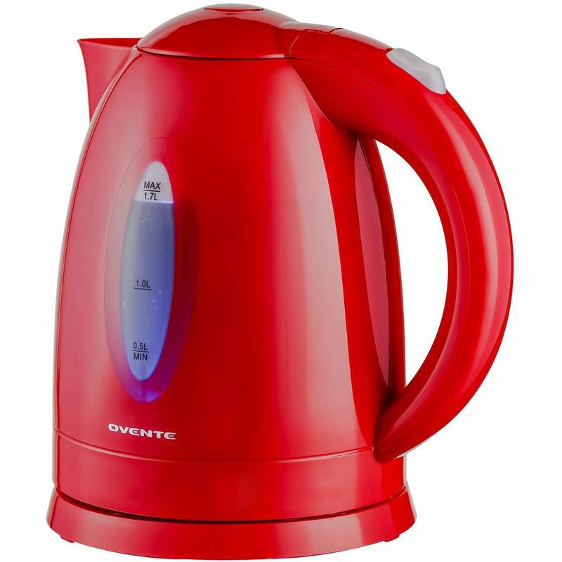 電気ケトル1.7LLEDライトBPAフリーOventeElectricHotWaterKettle1.7LiterwithLEDLight,1100WattBPA-FreePortableTeaMakerFastHeatingElementwithAutoShut-OffandBoilDryProtectionKP72家電