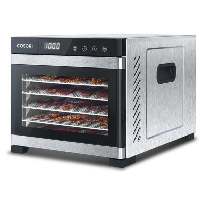 食品乾燥機 ディハイドレーター ステンレストレー 6段 48時間 デジタルタイマー COSORI Premium Food Dehydrator Machine(50 Free Recipes), 6 Stainless Steel Trays with Digital Timer and Temperature Control 