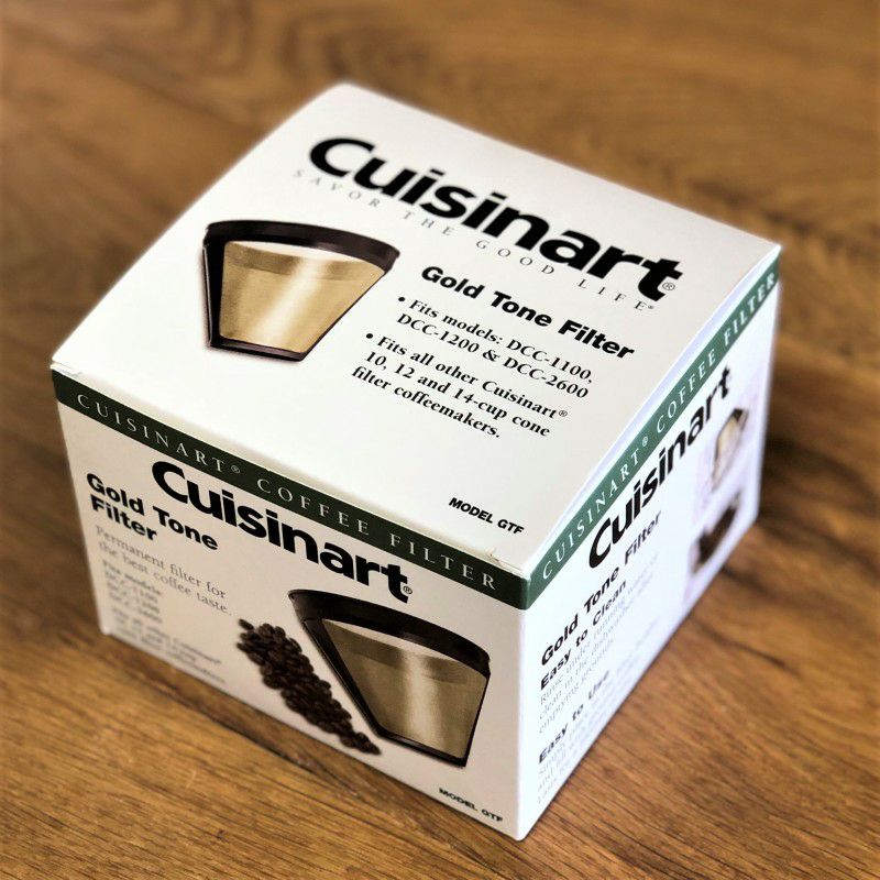 クイジナートコーヒーメーカー用ゴールドフィルターパーツ部品CuisinartGTF-1GoldToneFilter