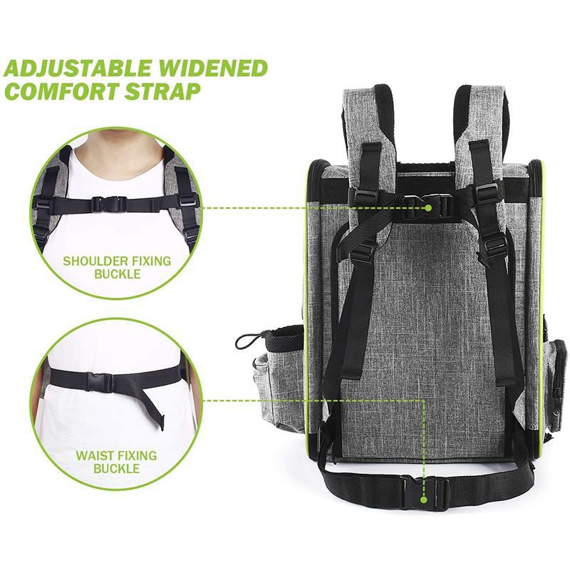 バックパック型ペットキャリーメッシュ8kgまで小型犬猫PecutePetCarrierBackpack,DogCarrierBackpack,ExpandablewithBreathableMeshforSmallDogsCatsPuppies,PetBackpackBagforHikingTravelCampingOutdoorHoldPetsUpto18Lbs