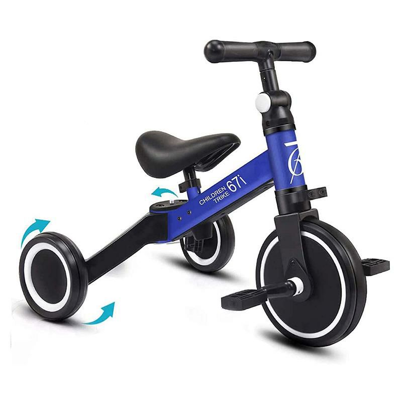 3in1三輪車バランスバイク?3歳67iKidsTricyclesfor2YearOlds3in1TricyclesToddlerTricycleKidsTrikesforToddler3WheelConvert2WheelToddlerBikewithRemovablePedalandAdjustableSeatforBoysGirlsAges1-3Years