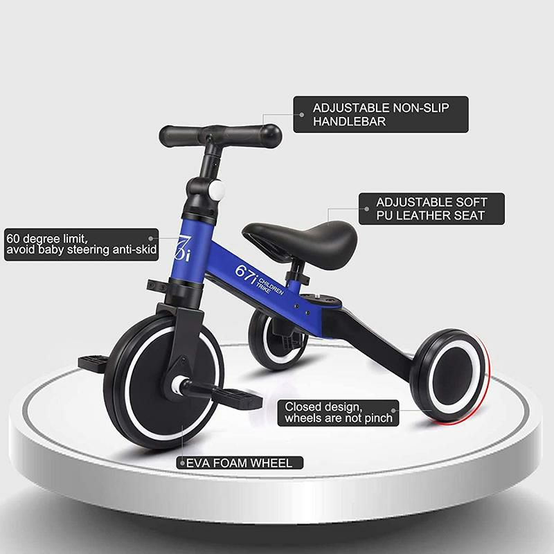 3in1三輪車バランスバイク?3歳67iKidsTricyclesfor2YearOlds3in1TricyclesToddlerTricycleKidsTrikesforToddler3WheelConvert2WheelToddlerBikewithRemovablePedalandAdjustableSeatforBoysGirlsAges1-3Years