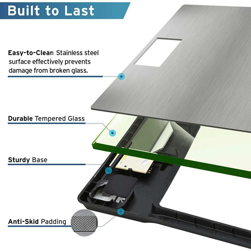 体重計最大180kgステンレスデジタルバススケールEtekcityDigitalBodyWeightBathroomScalewithStainlessSteelPlatform,StepOnandAutoZero/ON/OffTechnology,BacklitLCDDisplay,400Pounds