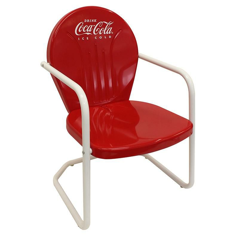 コカコーラ メタル テーブル チェア セット レッド レトロ Coca-Cola Bistro Set CP 98015 | アルファエスパス