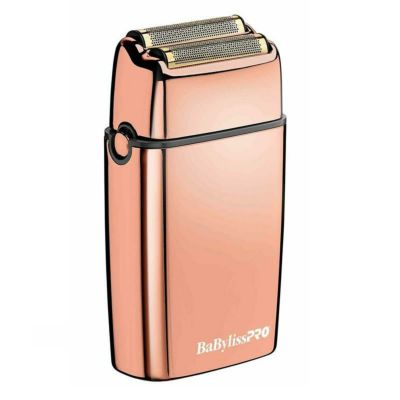 シェーバー コードレス 低刺激 ゴールドコーティング ローズゴールド メタル BabylissPro Rose Gold FoilFX02 Cordless Double Foil Shaver FXFS2RG 家電
