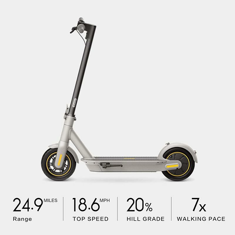 セグウェイナインボットキックスクーターマックスグレーSegwayNinebotMAXElectricKickScooter,MaxSpeed18.6MPH,Long-rangeBattery,FoldableandPortableG30LP【代引不可】