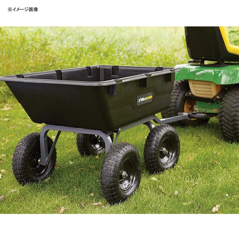 ガーデンワゴン540kgまでポリエステル高耐久ブラック黒ゴリラカートGorillaCartsHeavy-DutyPolyYardDumpCart|2-In-1ConvertibleHandle,1200lbscapacity|GOR6PSmodel