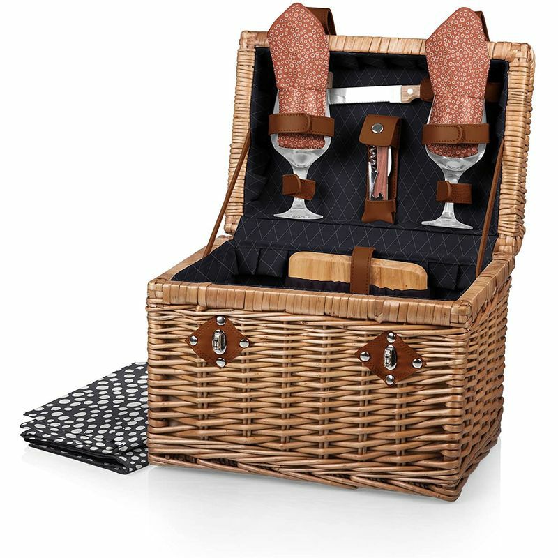 ピクニックバスケット ワイン チーズ サーブセット 2人用 Picnic Time