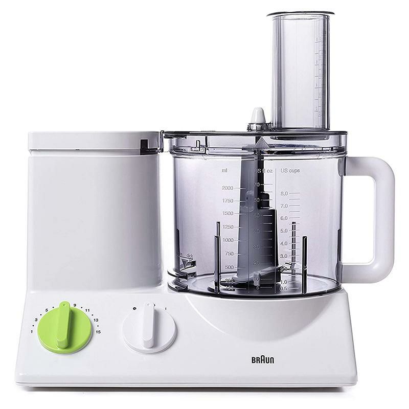 フードプロセッサー 12カップ 静音 スライサー ジューサー ブラウン Braun FP3020 12 Cup Food Processor Ultra Quiet Powerful
