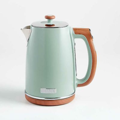 電気ケトル 温度調節 保温 BPAフリー 限定モデル ヘイデン イギリス CRATE AND BARREL Haden Silt Green Dorchester Kettle 【日本語説明書付】 家電