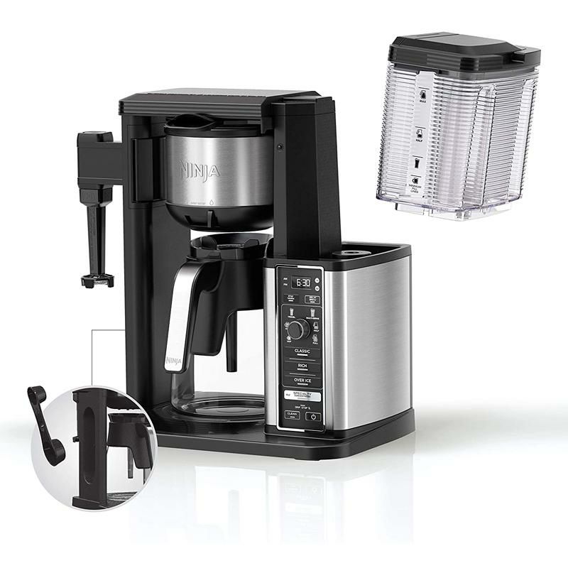 コーヒーメーカー量が選べるガラスカラフェスペシャリティニンジャNinjaSpecialtyCoffeeMaker,with50Oz.GlassCarafe,BlackandStainlessSteelFinish家電