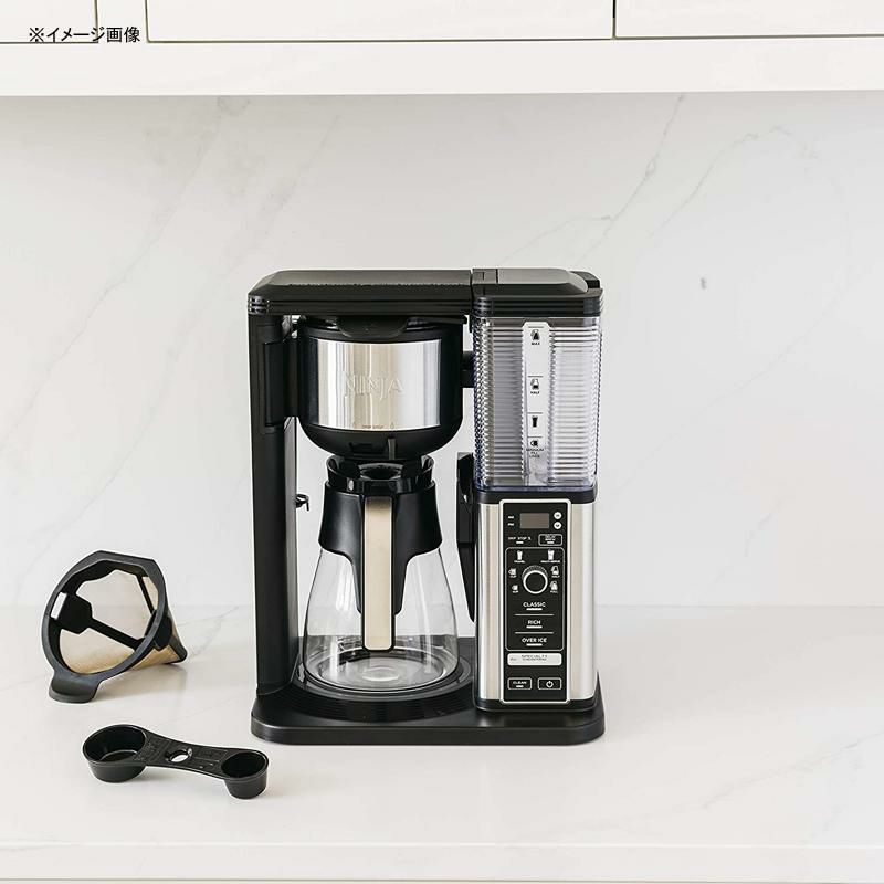 コーヒーメーカー量が選べるガラスカラフェスペシャリティニンジャNinjaSpecialtyCoffeeMaker,with50Oz.GlassCarafe,BlackandStainlessSteelFinish家電