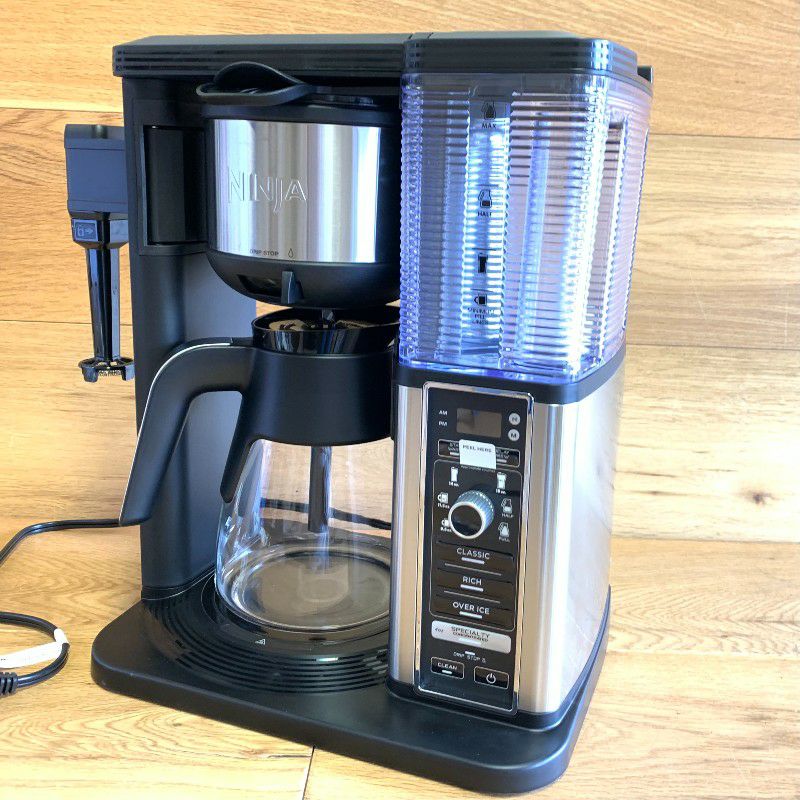 コーヒーメーカー量が選べるガラスカラフェスペシャリティニンジャNinjaSpecialtyCoffeeMaker,with50Oz.GlassCarafe,BlackandStainlessSteelFinish家電