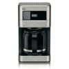 コーヒーメーカーガラスカラフェ12カップタイマー機能BPAフリーブラウンBraunKF7070BrewSenseDripGlassCoffeemaker,12Cup,StainlessSteel家電