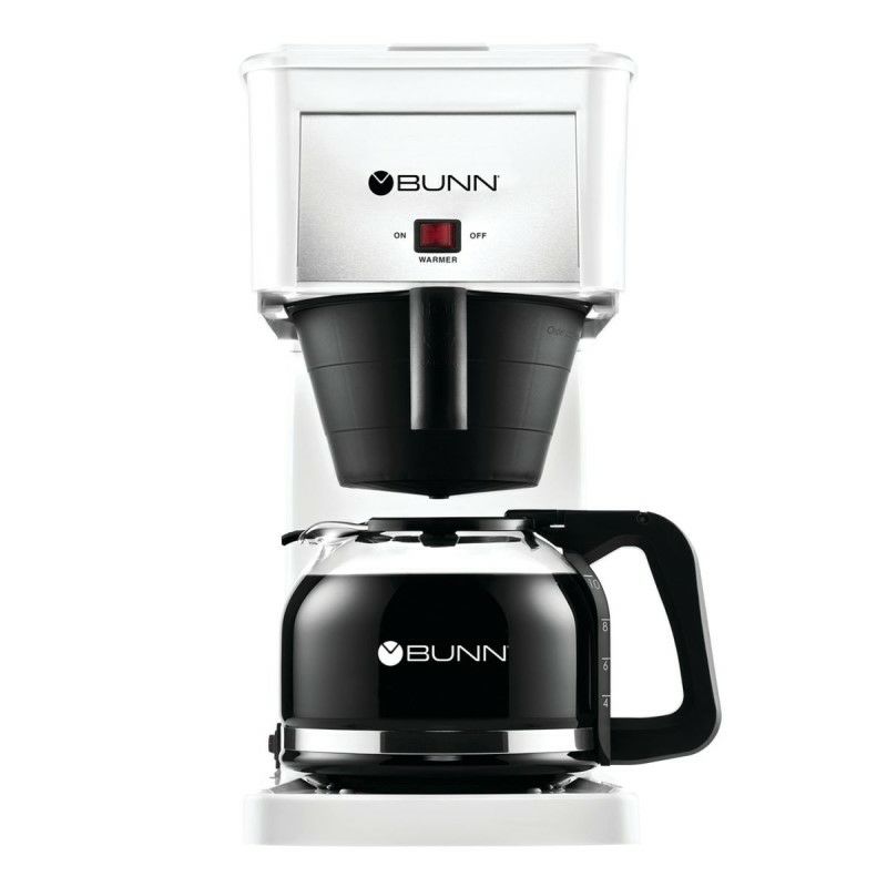 コーヒーメーカー10カップガラスカラフェBUNNGRBVelocityBrew10-CupHomeCoffeeBrewer,BlackGRX-B家電