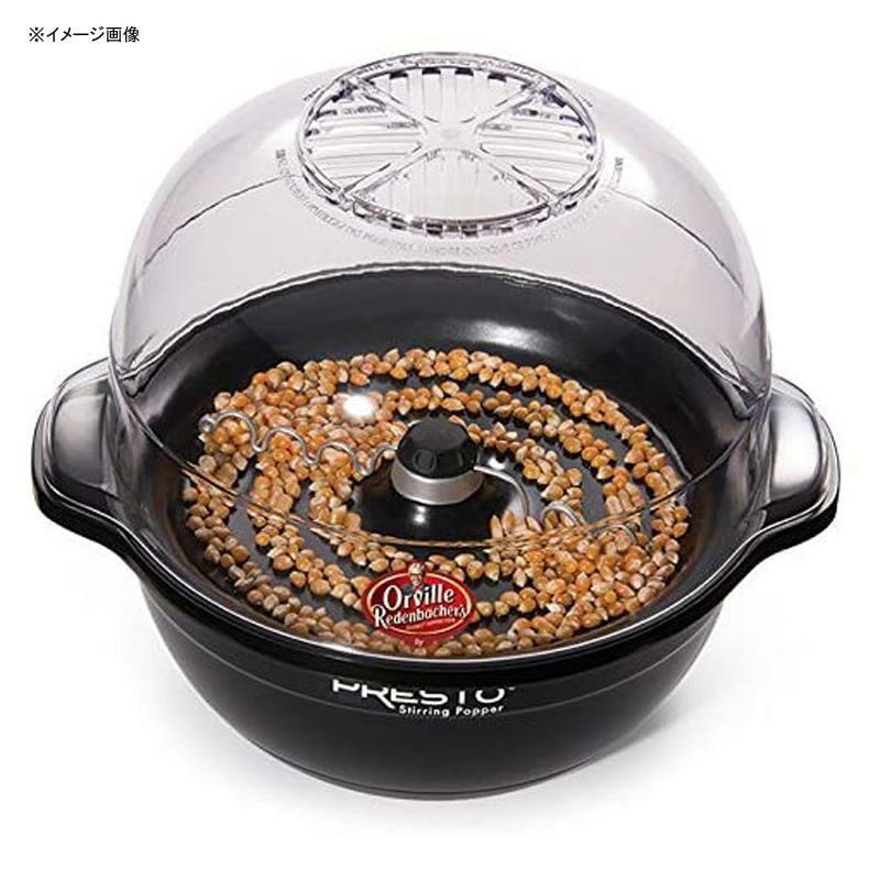 ポップコーンメーカードーム型5.7Lブラック黒Presto5204OrvilleRedenbacher'sStirringPopper,Black,OneSize家電