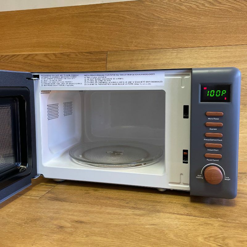 電子レンジ20L限定モデルヘイデンイギリスCRATEANDBARRELHadenSiltGreenDorchesterMicrowave家電