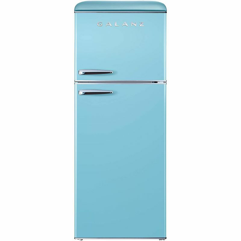 冷蔵庫冷凍庫280L2ドアレトロGalanzGLR10TRDEFRRetroRefrigerator,10.0CuFt家電