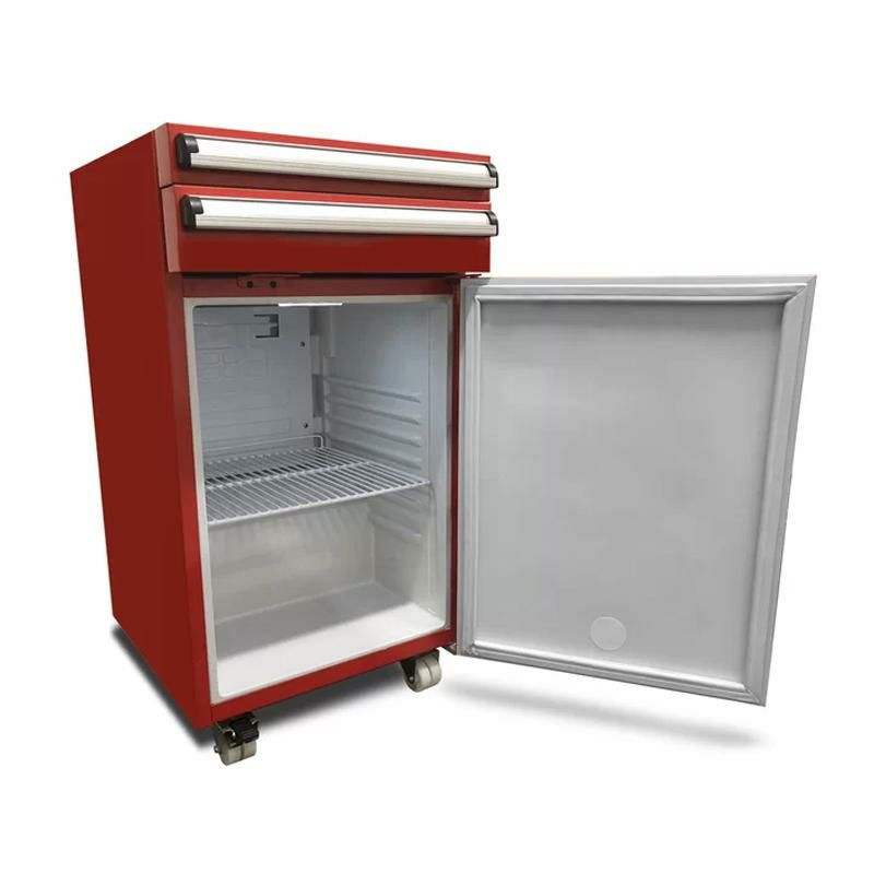 引き出し式冷蔵庫51Lコンパクトキャスター付レッド赤WhynterPortable1.8cu.ft.FreestandingMiniFridgeTBR-185SR家電