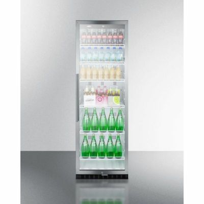 ビルトイン冷蔵庫396Lワイヤーシェルフ6段EdgeStarVBR64014Cu.Ft.Built-InCommercialBeverageMerchandiser