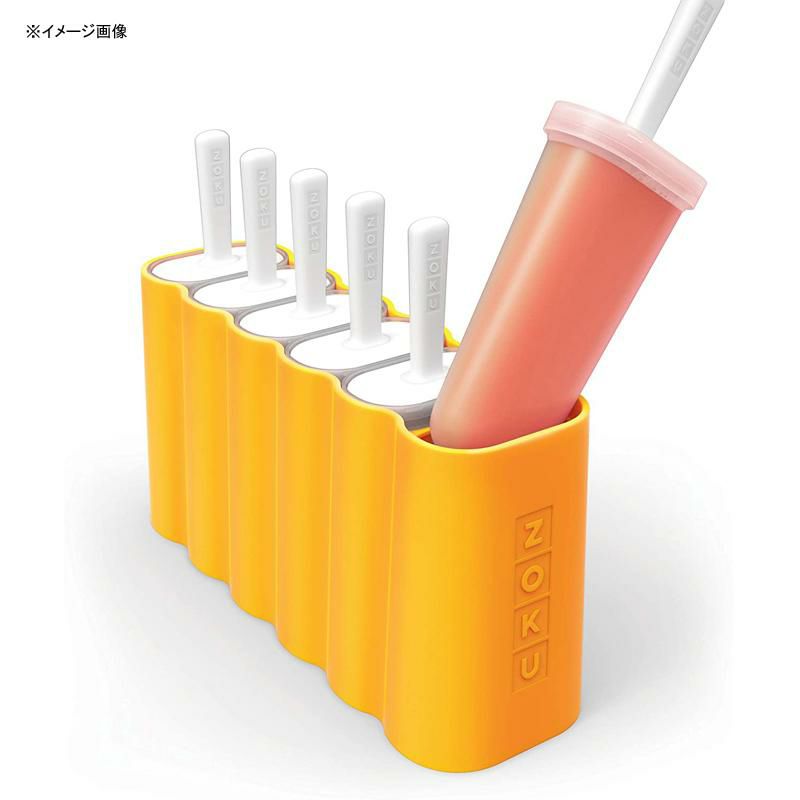 アイスキャンディーメーカー6本組BPAフリーデザートゾクZokuModPops,6ClassicPopsicleMoldsinOneCompactTrayWithSticksandDrip-guards,Easy-release,BPA-free