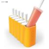 アイスキャンディーメーカー6本組BPAフリーデザートゾクZokuModPops,6ClassicPopsicleMoldsinOneCompactTrayWithSticksandDrip-guards,Easy-release,BPA-free