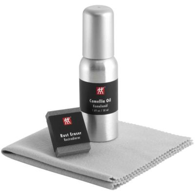ツヴィリング ボブ・クレーマー カーボンスチール用 ケアキット シャープナー 椿油 メンテナンス ZWILLING SHARPENER CARBON STEEL USE & CARE KIT 35000-001