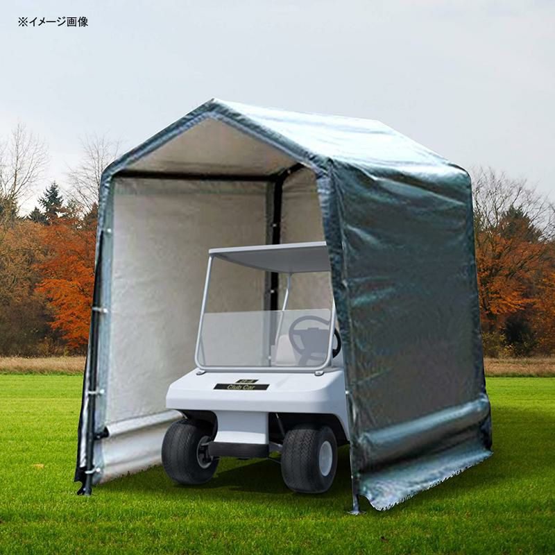 屋外収納テント物置小屋ポータブルガレージAbbaPatioOutdoorStorageShelterwithRollupDoorStorageShedPortableGarageKitTentforMotocycleGardenStorageGrey，6x8ft