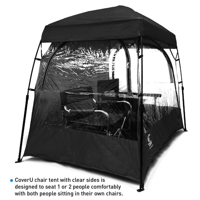 1人用テントポップアップ軽量透明EasyGoProductsCoverUSportsShelter?WeatherTentPod?Patented