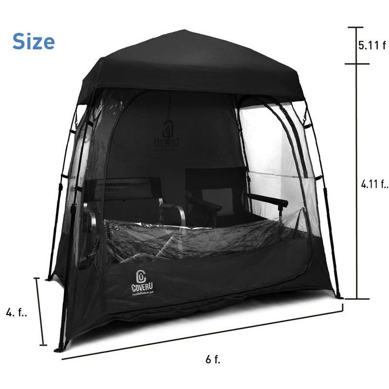 1人用テントポップアップ軽量透明EasyGoProductsCoverUSportsShelter?WeatherTentPod?Patented