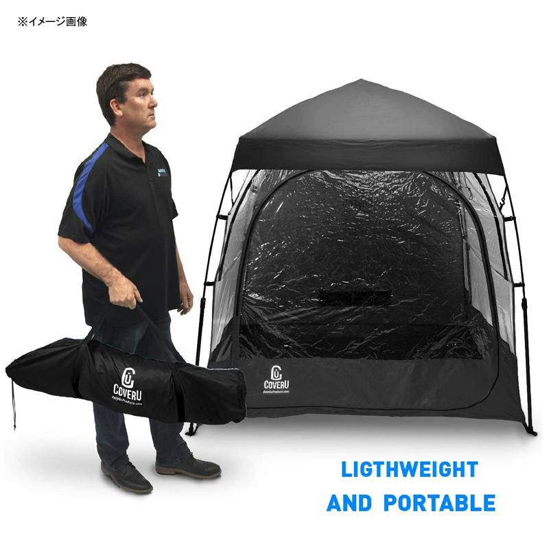 2人用 観戦 テント ポップアップ 軽量 透明 EasyGoProducts CoverU Sports Shelter Weather Tent  Pod | アルファエスパス