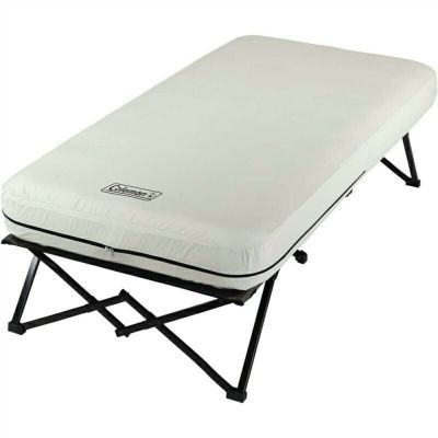 折りたたみエアマットレスキャンプコットサイドテーブル電池式空気入れ付コールマンColemanCampingCot,AirMattress,andPumpCombo|FoldingCampCotandAirBedwithSideTablesandBatteryOperatedPump