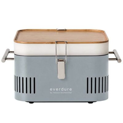 コンパクトグリルポータブル軽量炭焼きバーベキュー持ち運びキャンプEverdurebyHestonBlumenthalCubePortableCharcoalGrillPerfectforPicnics,Tailgating,Beach,CampingorTabletopPatioBBQ,LightweightandCompact,Stone